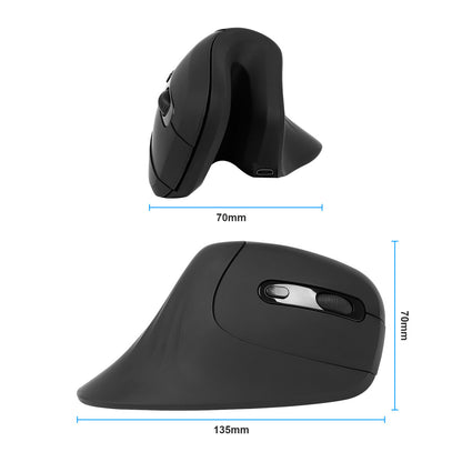 Prevent Mouse Hand, Ergonomic Multi-Functional Vertical Mouse