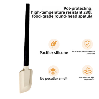 Silicone Baking Scraper with Wood Handle