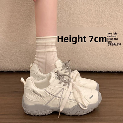 Womens Thick Sole Casual Sneakers