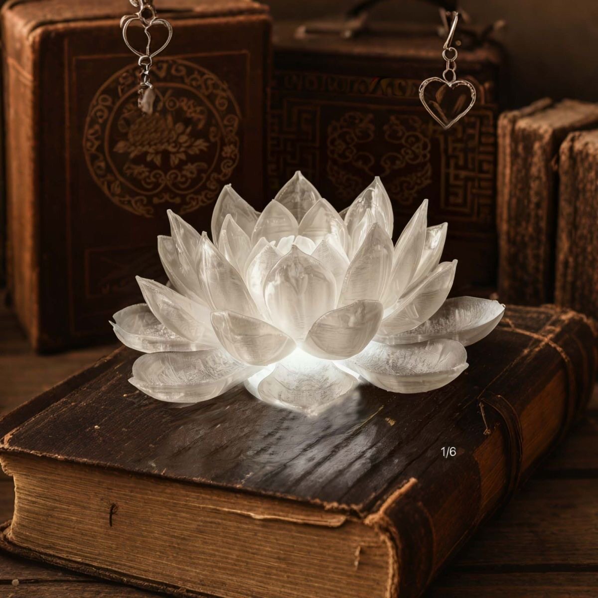 Decorative LED Lotus Lamp with Dual Lighting