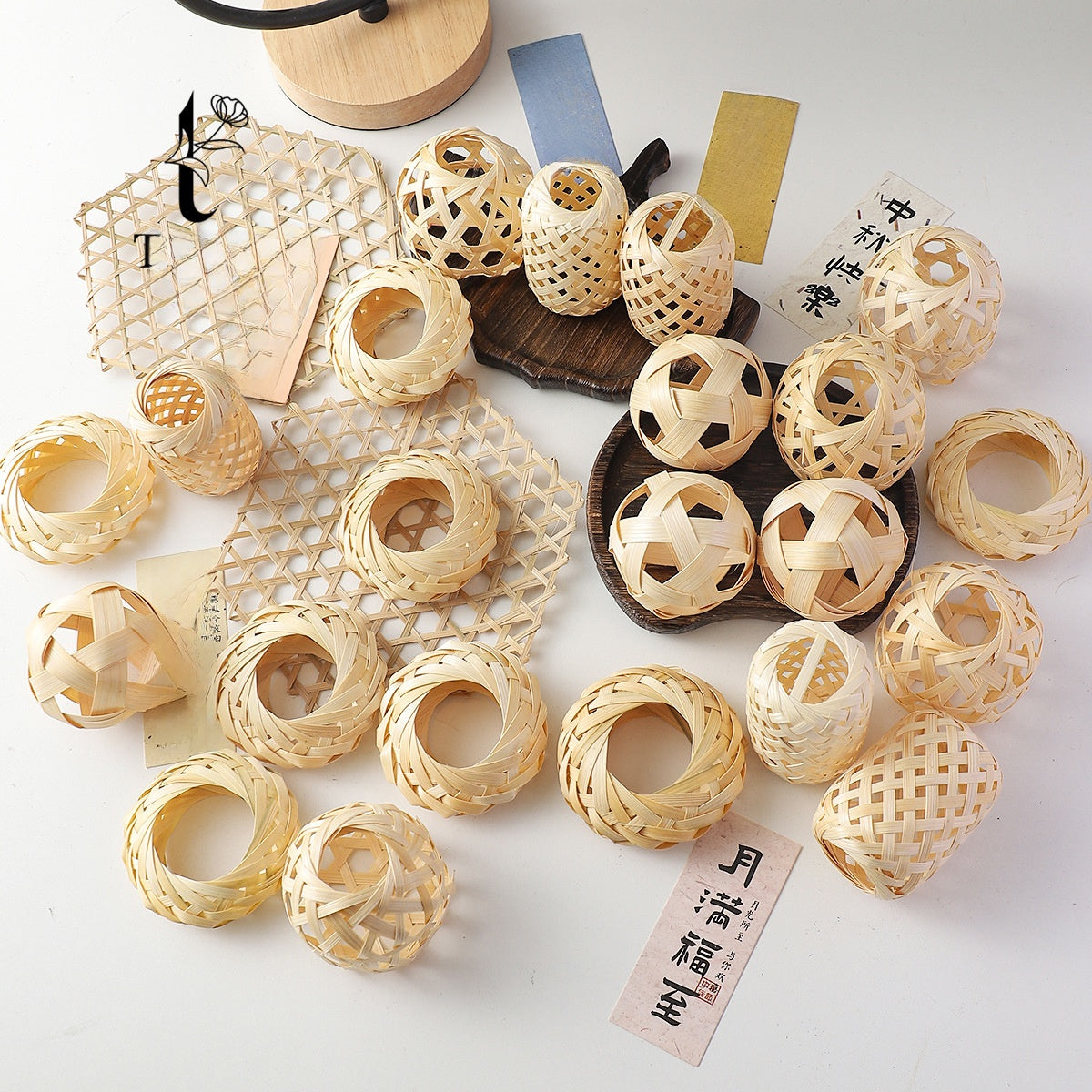 Handwoven Bamboo Festival Decorations