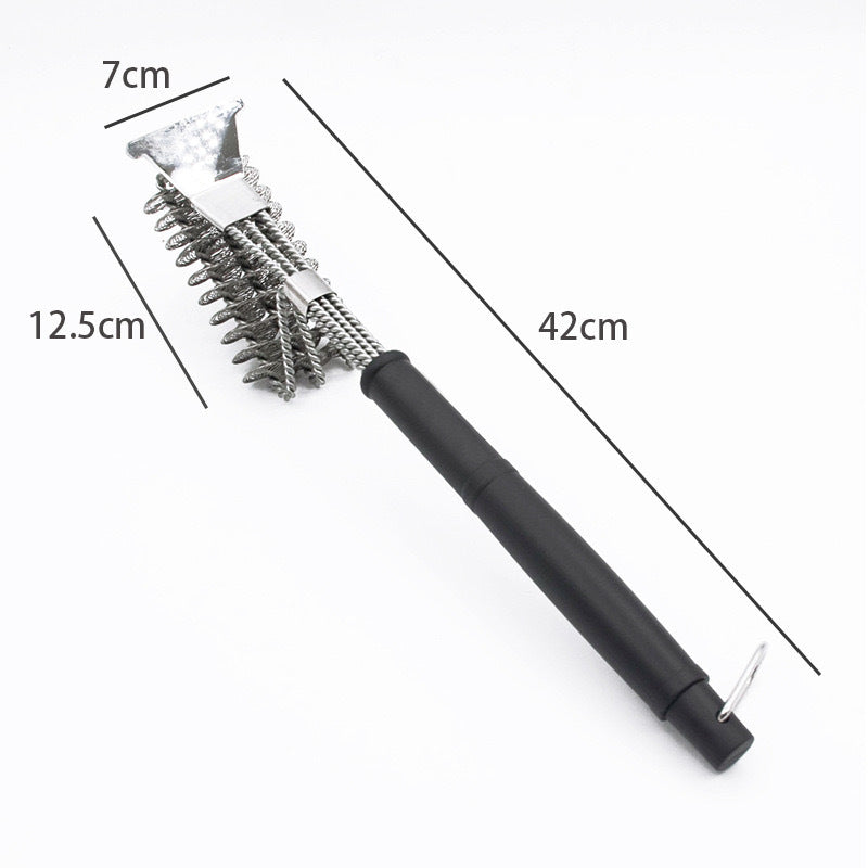 BBQ Grill Cleaning Brush Set Wire Brush with Scraper
