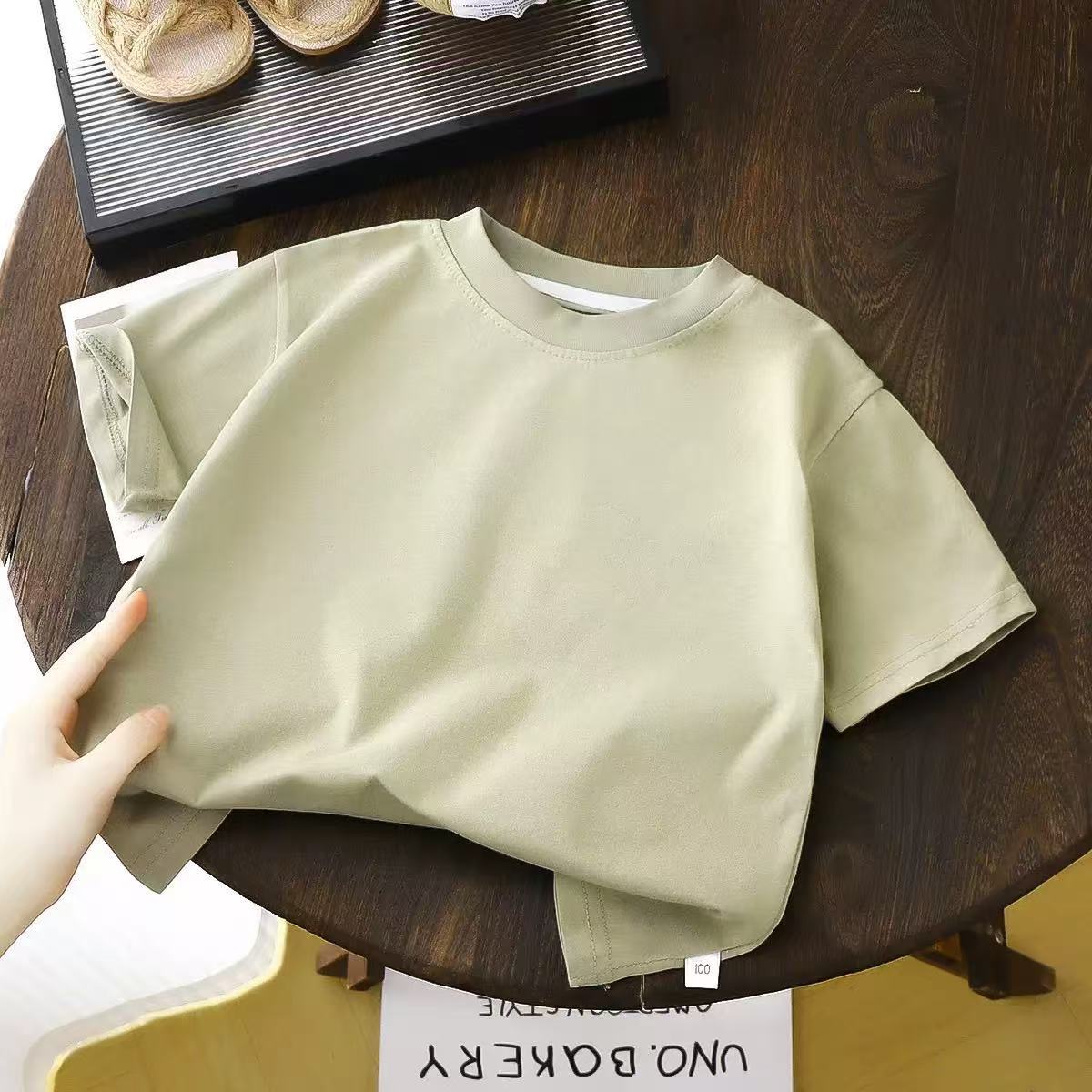 Childrens Pure Cotton Short Sleeve Tshirt