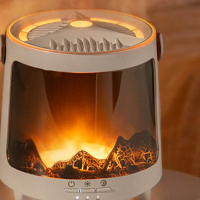 Seven-Color Flame Aroma Diffuser