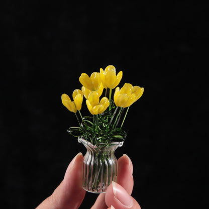 Handmade Glass Simulation Flower Decoration