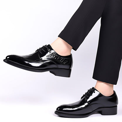 Mens Formal Leather Brogue Shoes