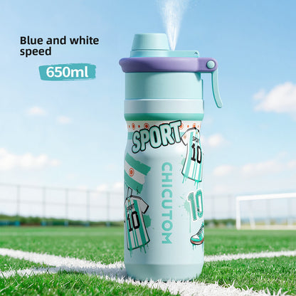 Large Capacity Sports Water Bottle High Temperature Resistant