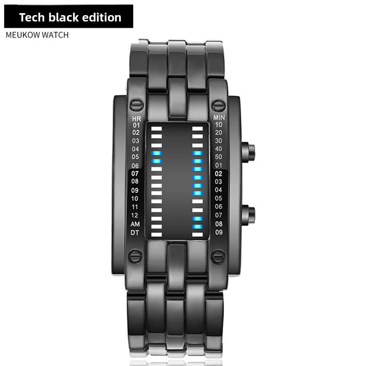 Digital Dual-Line Wrist Watch
