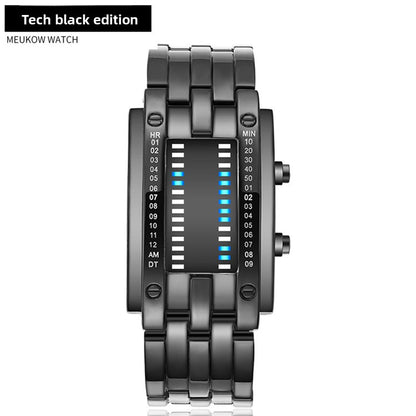 Digital Dual-Line Wrist Watch