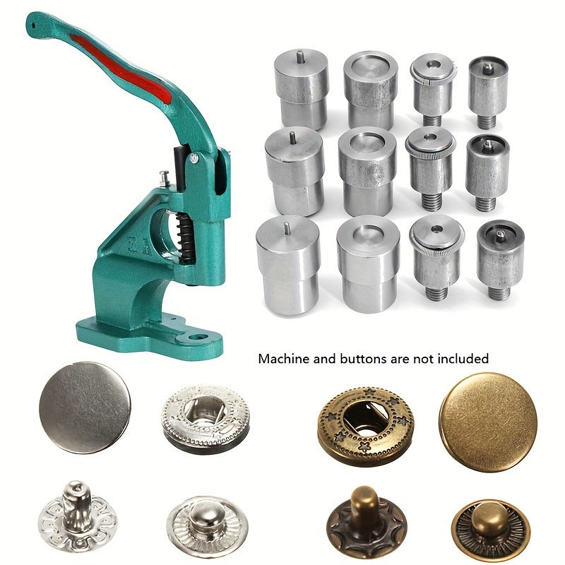 Metal Snap Button and Rivet Mold Set
