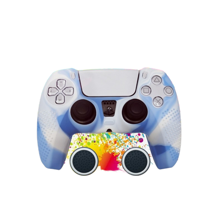 PS5 Controller Silicone Protective Cover with Joystick Caps