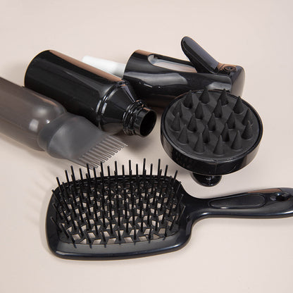 Hair Styling Spray Bottle and Massage Brush Set