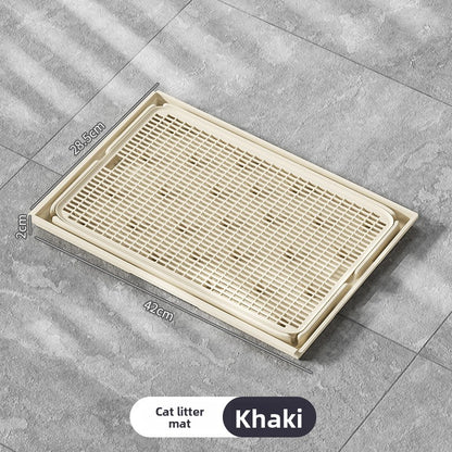 Stainless Steel Cat Litter Box with Anti-Splash Cover