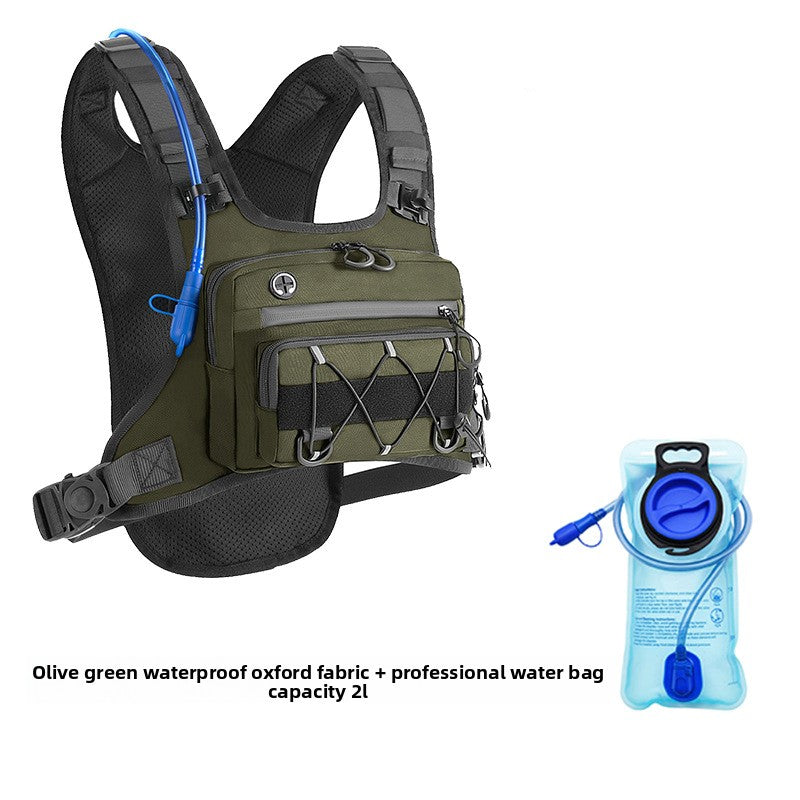 Multi-Functional Tactical Chest Bag with Hydration Pack