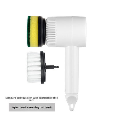 Multifunctional Electric Cleaning Brush with Interchangeable Heads