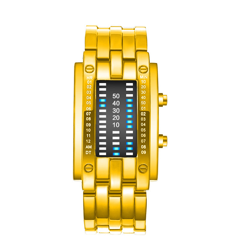 Digital Dual-Line Wrist Watch