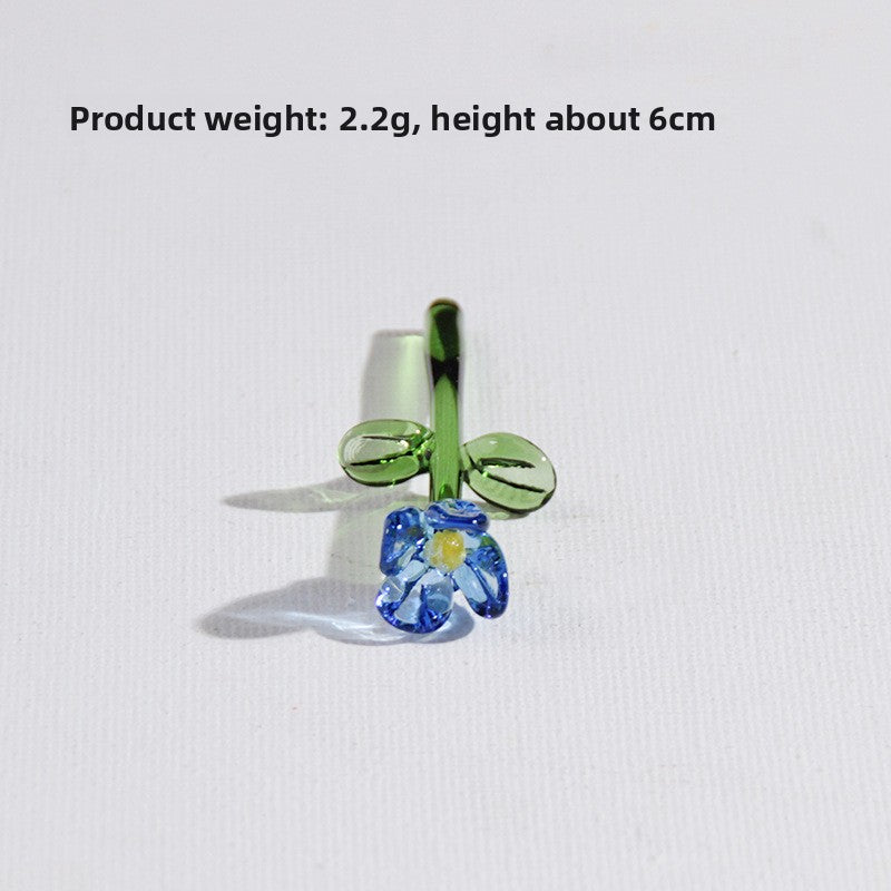 Handmade Glass Simulation Flower Decoration