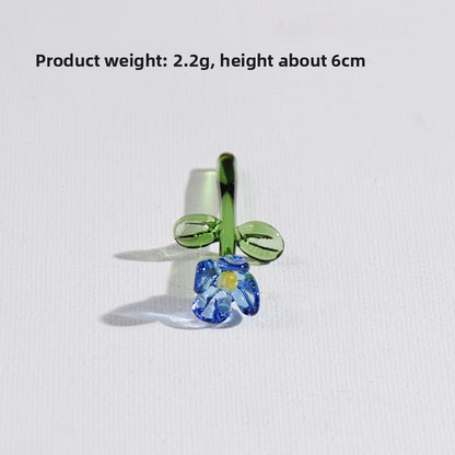Handmade Glass Simulation Flower Decoration