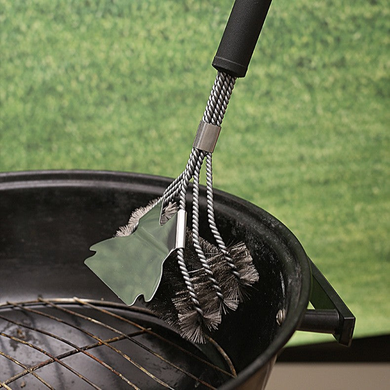 BBQ Grill Cleaning Brush Set Wire Brush with Scraper