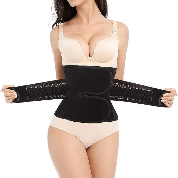 Postpartum Abdominal Belt with Velcro, Lightweight Waist Cincher Body Shaper