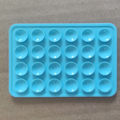 Thickened Silicone Suction Cups 24-Piece Square Adhesive Pads