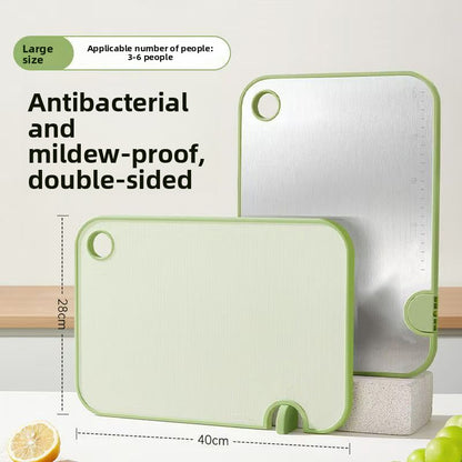 Antibacterial Kitchen Cutting Board with Stainless Steel