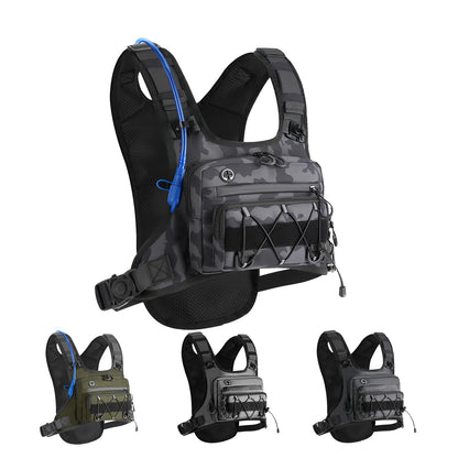 Multi-Functional Tactical Chest Bag with Hydration Pack