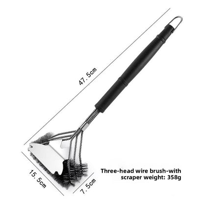 BBQ Grill Cleaning Brush Set Wire Brush with Scraper