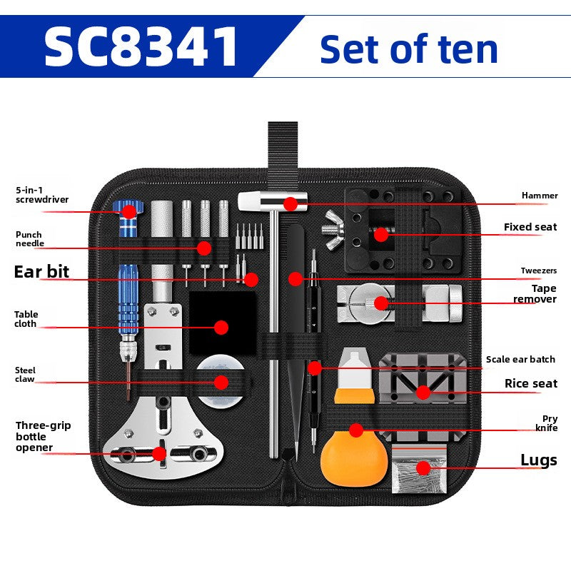 Professional Watch Repair Tool Set with Waterproof Paste
