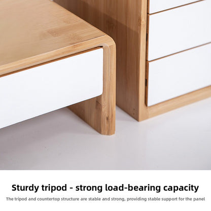 Bamboo Computer Monitor Riser
