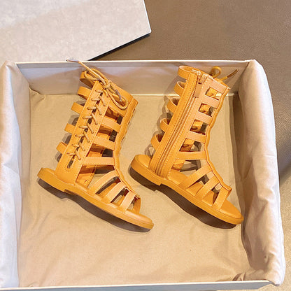 Girls Princess High-Top Sandals