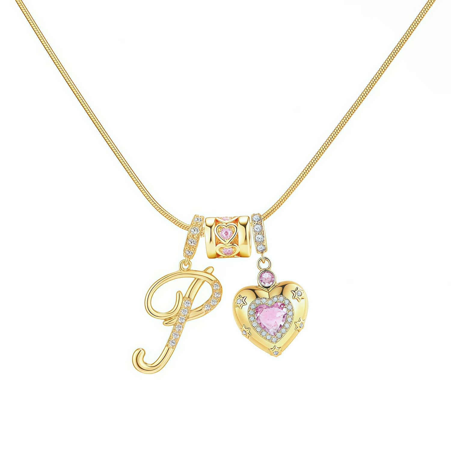 Letter Pendant Necklace