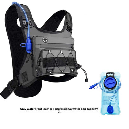 Multi-Functional Tactical Chest Bag with Hydration Pack