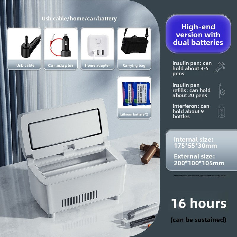 Portable Insulin Refrigerator Cooler Box