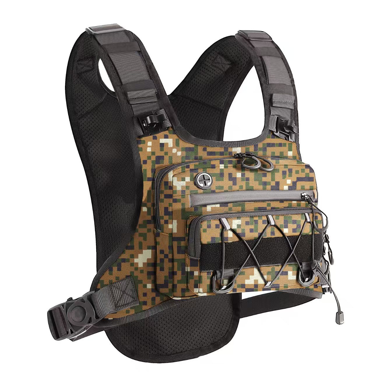 Multi-Functional Tactical Chest Bag with Hydration Pack