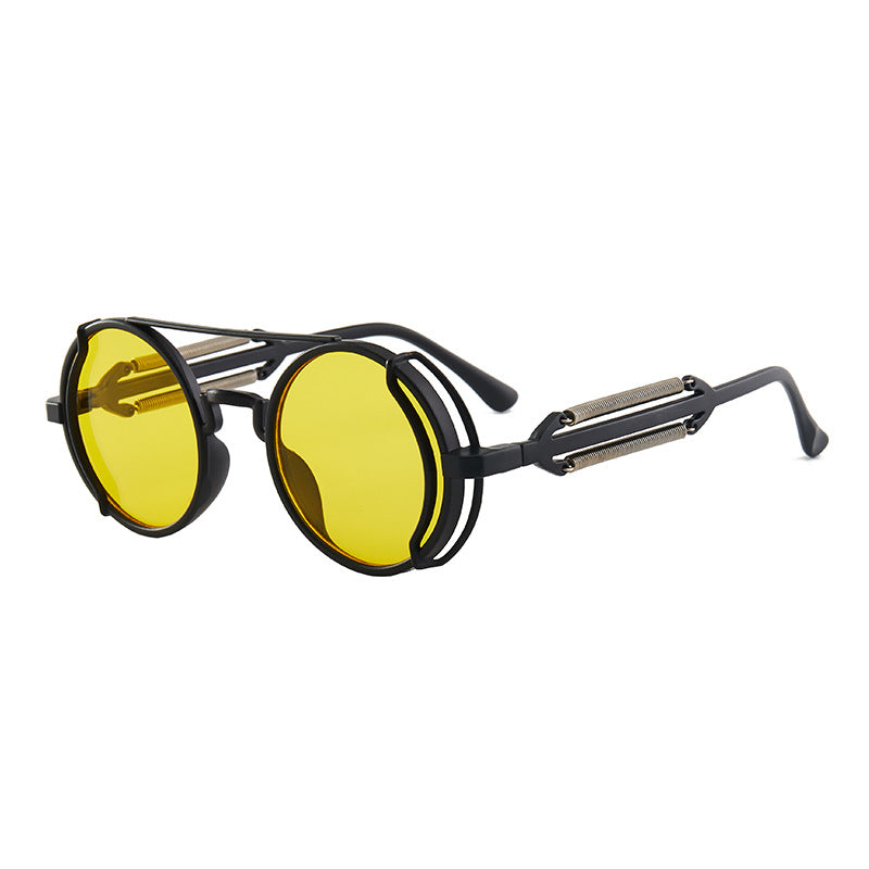 Double-spring-leg glasses
