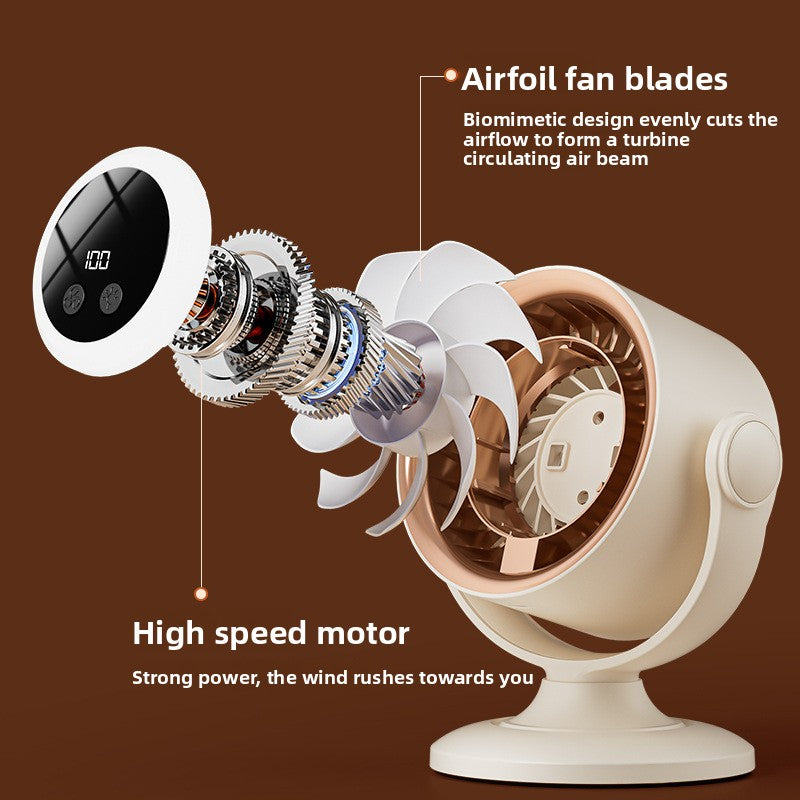 Multifunctional USB Desk Fan with Night Light