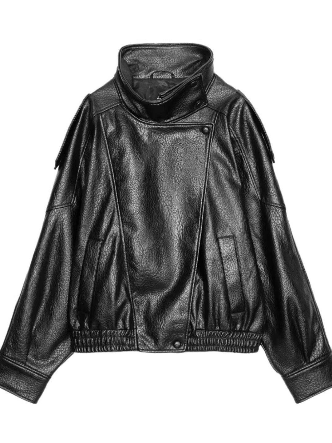 Retro Motorcycle PU Leather Jacket