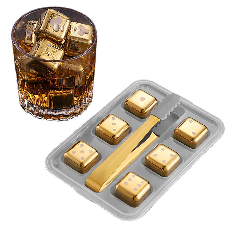 Reusable Stainless Steel Ice Cubes for Drinks