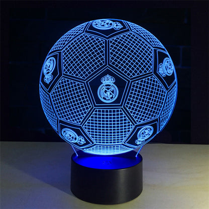 Creative Football LED Night Light with Multicolor Effects