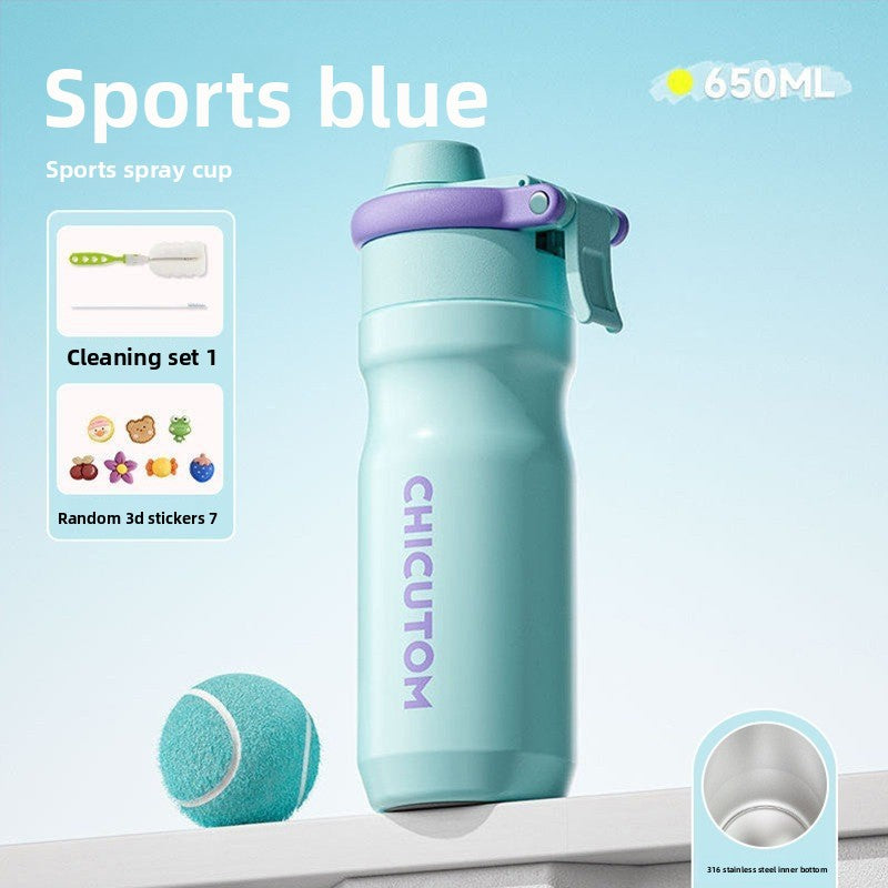 Large Capacity Sports Water Bottle High Temperature Resistant