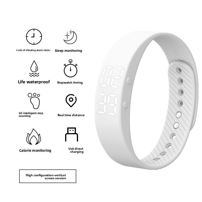 Multifunctional Digital Sports Watch with Silent Alarm