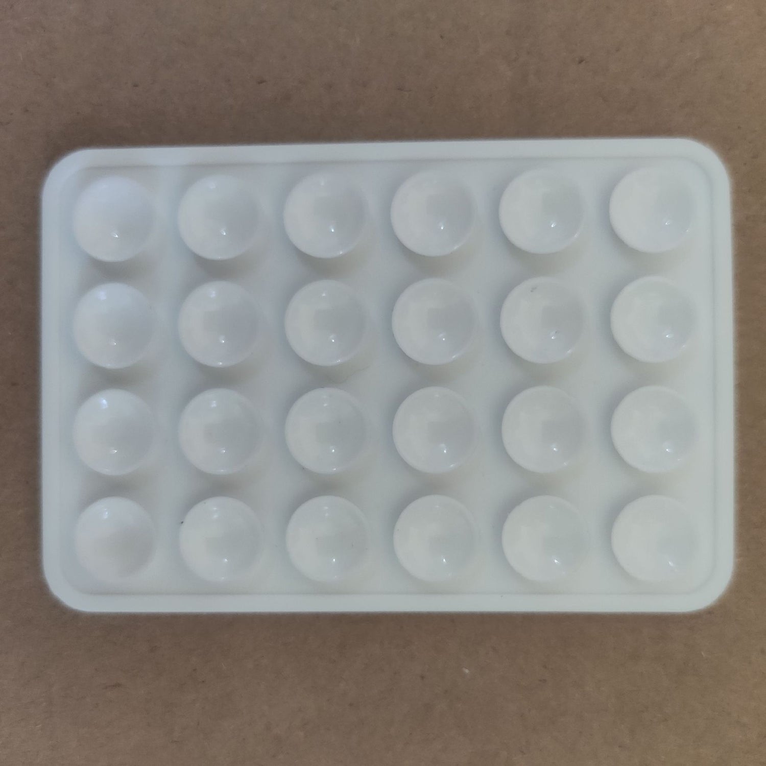 Thickened Silicone Suction Cups 24-Piece Square Adhesive Pads