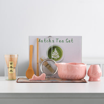 Sun and Wheat Ear Matcha Bowl