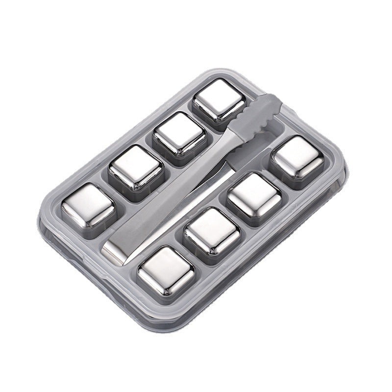 Reusable Stainless Steel Ice Cubes for Drinks