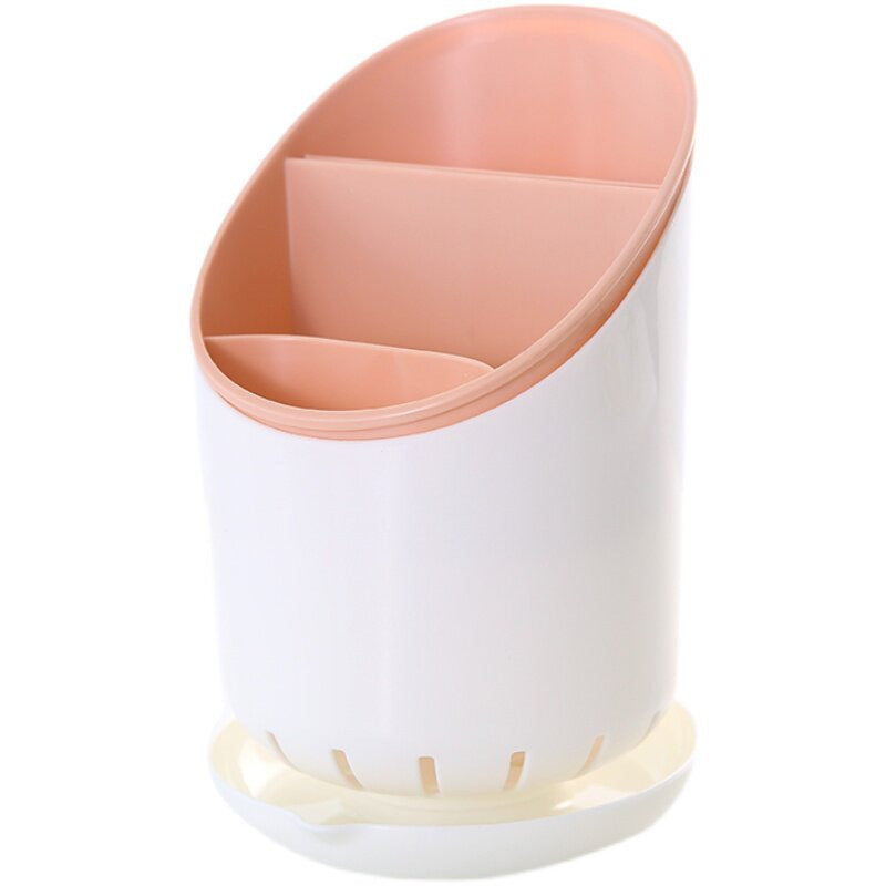 Kitchen Utensil Storage Box with Drainage