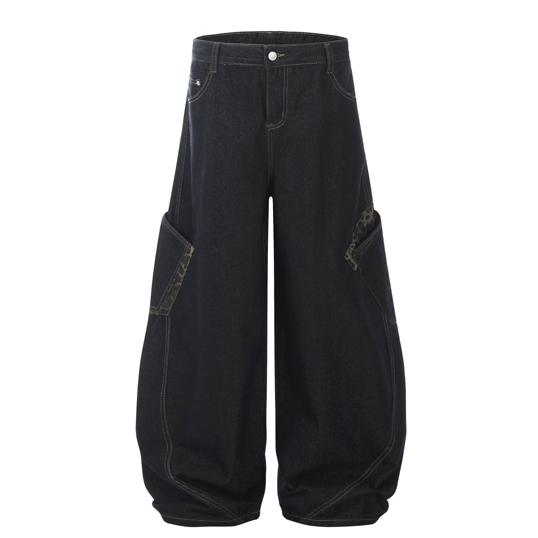 Mens Retro Loose Fit Denim Jeans