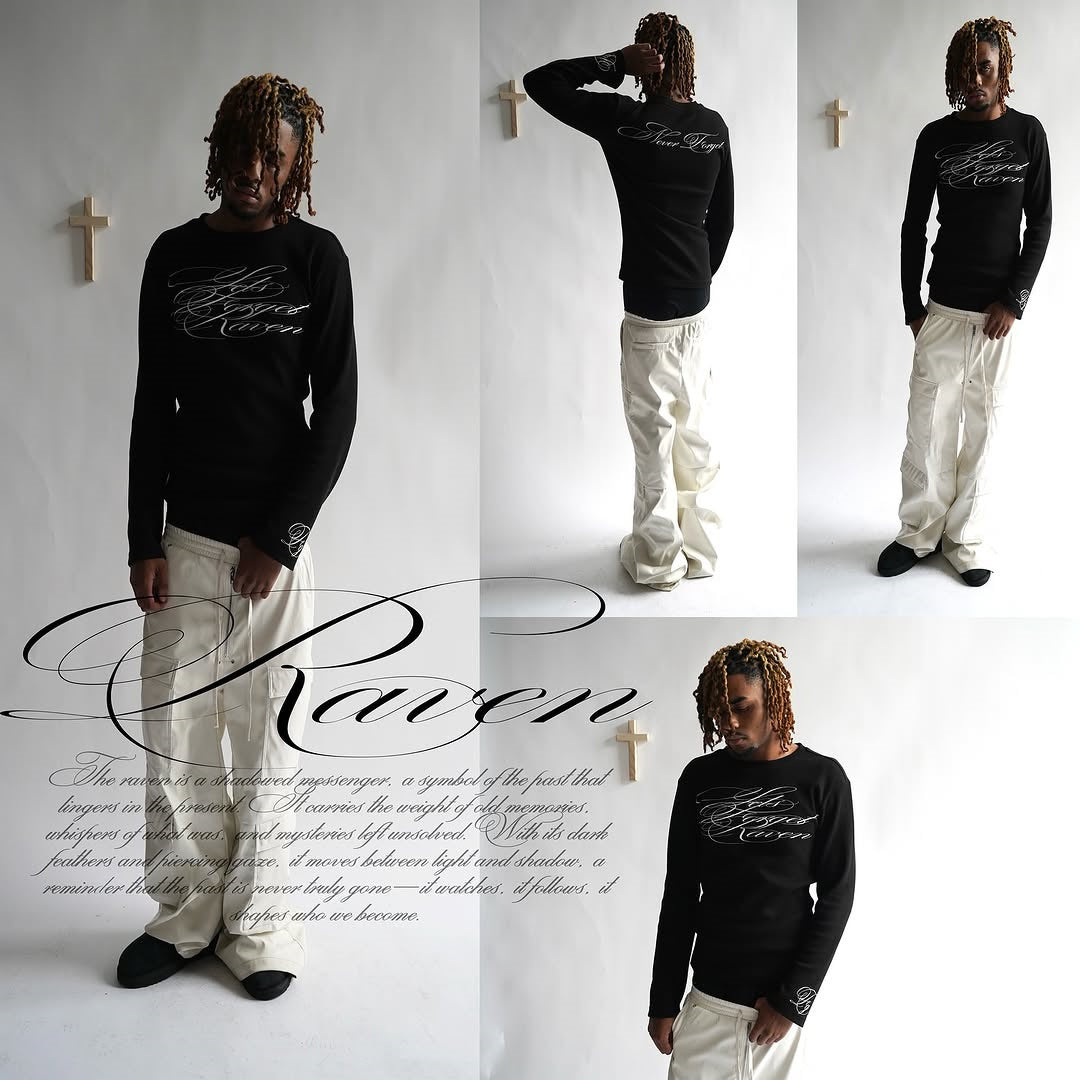 Mens Long Sleeve Printed T-shirt