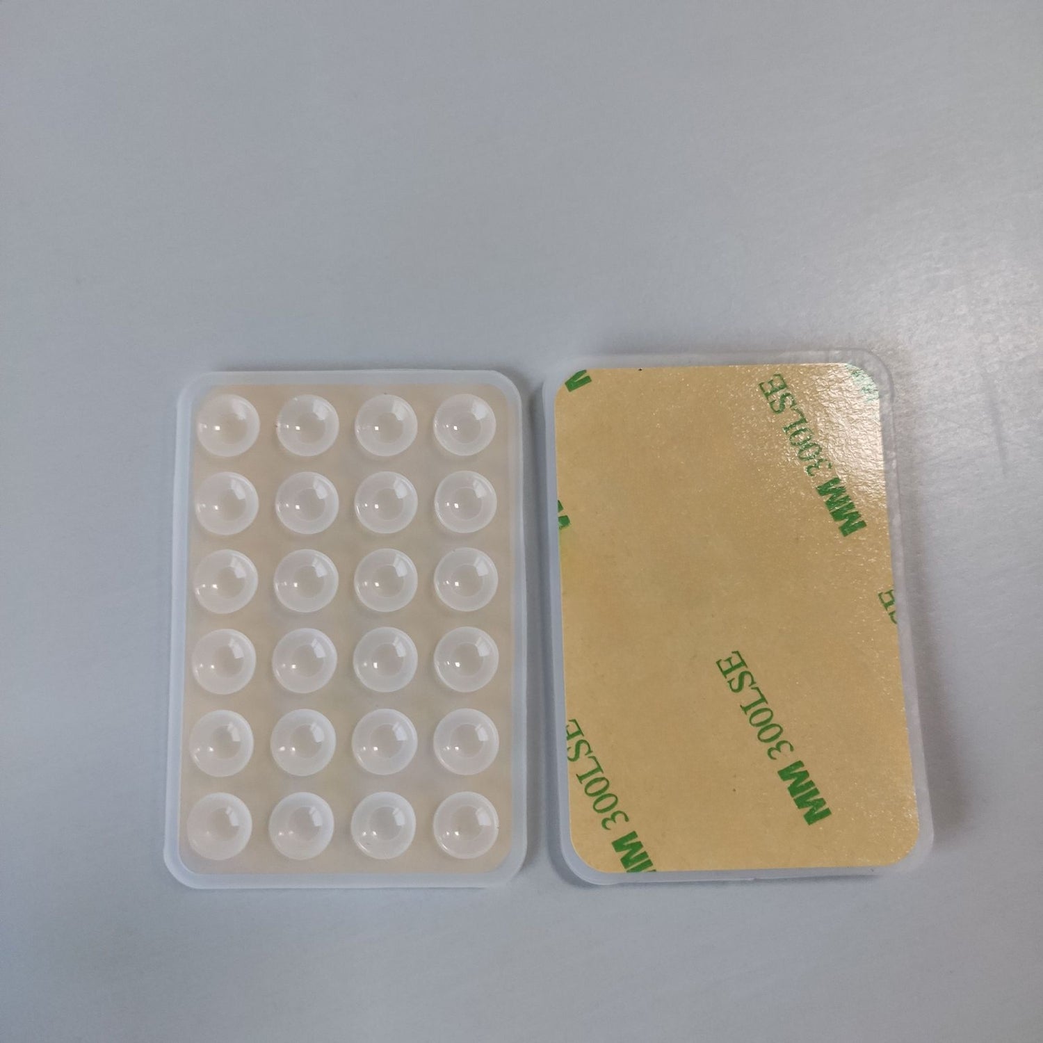 Thickened Silicone Suction Cups 24-Piece Square Adhesive Pads