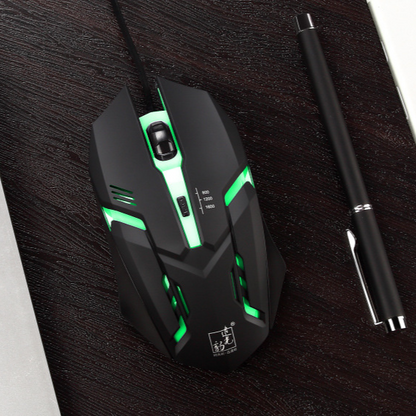 Wired USB Optical Gaming Mouse with Luminous Effects